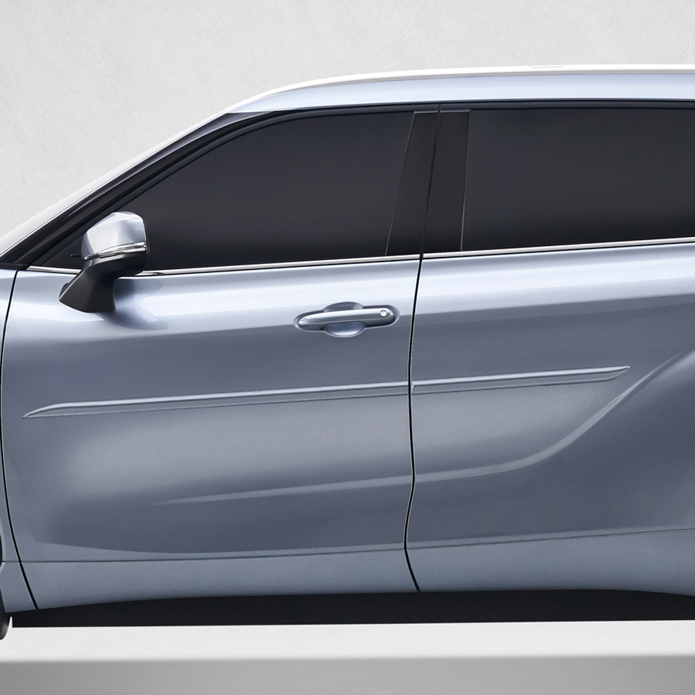 Painted Body Side Molding Toyota Highlander Painted Body